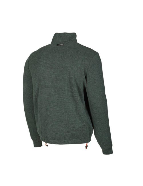 Chaleco Ivanhoe Hadar Cortaviento con cremallera completa - lana merino fina - Verde