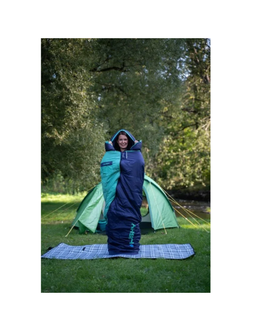 Husky mummyslaapzak Espace Blue - Mint -5°C - 210 x 85 cm - Blauw