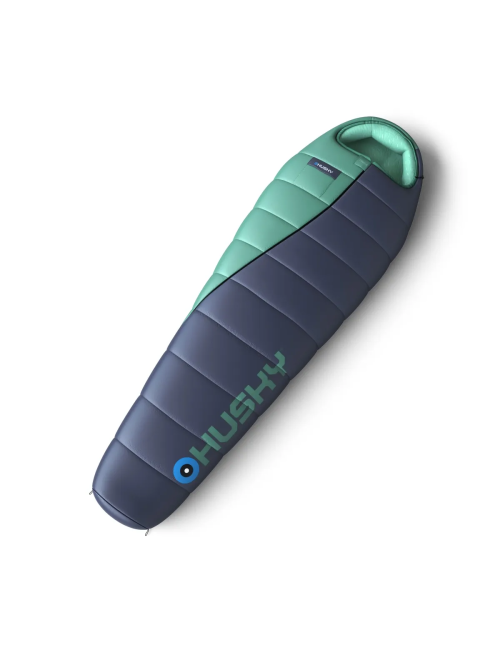 Husky mummy sleeping bag Espace Blue - Mint -5°C - 210 x 85 cm - Blue
