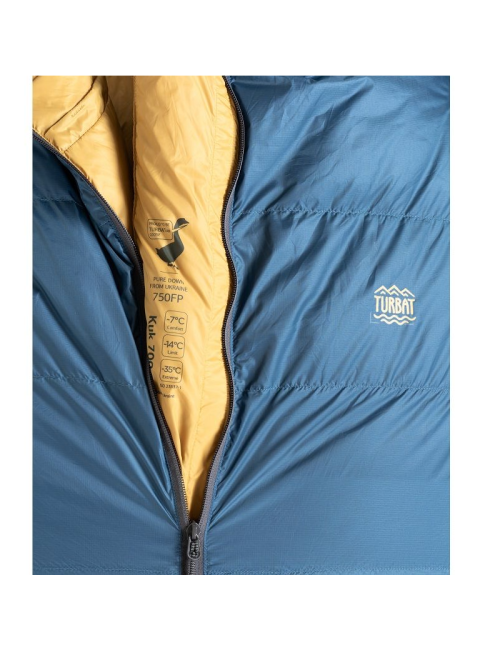 Sacco a pelo Turbat mummia Down Kuk 700 Legion Blue -35°C - Blu