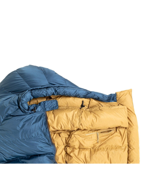 Turbat mummyslaapzak Down Kuk 700 Legion Blue -35°C - Blauw