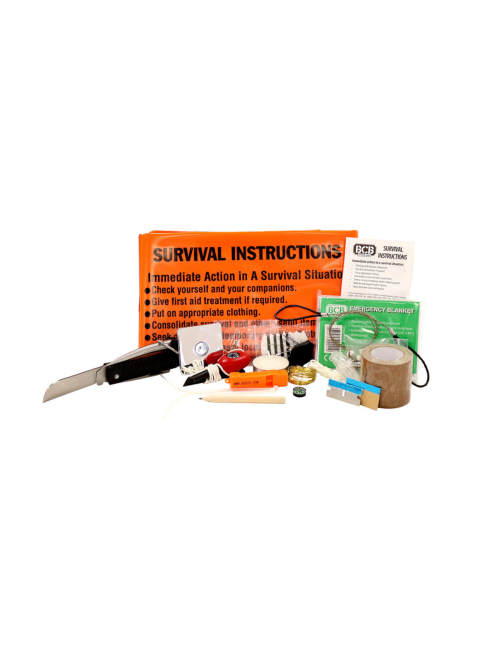 Bushcraft BCB emergency kit - preppers pack in handy storage bag