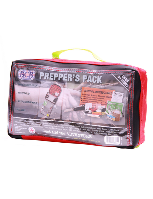 Bushcraft BCB noodpakket – preppers pack in handige opbergtas
