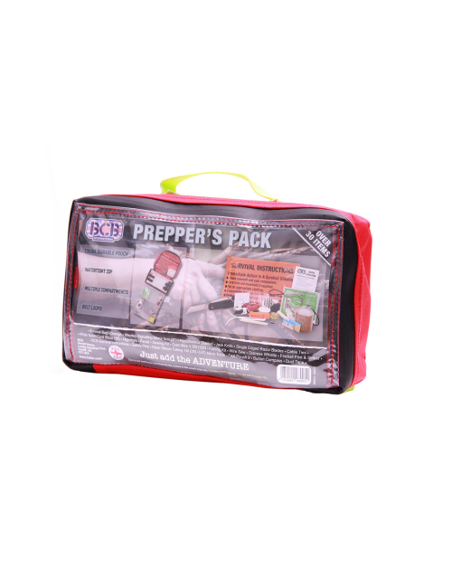 Kit d'urgence BCB de Bushcraft - kit de préparation dans un sac de rangement pratique