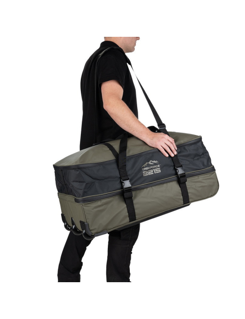 TF-2215 bolsa de viaje Trolley Bolsa impermeable Commander Pro 100 litros - Negro con Verde