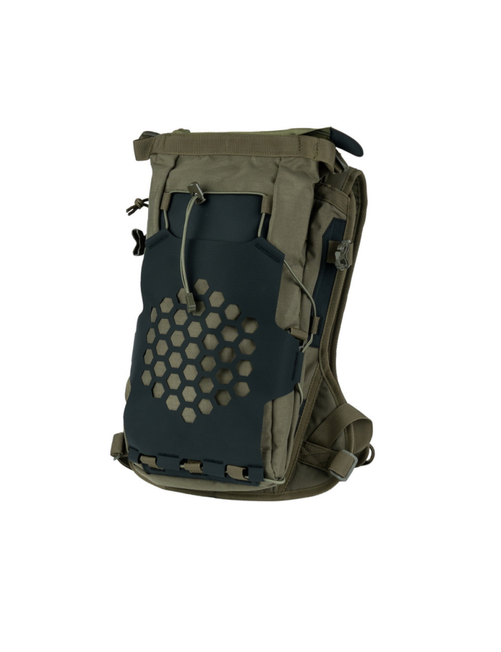 101 Inc tactical hydration backpack including 2 litre water bag - Green