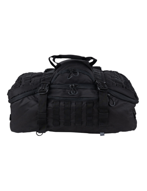 101 Inc. bolsa de viaje bolsa táctica de fin de semana 3 en 1 - 80 litros - Negro
