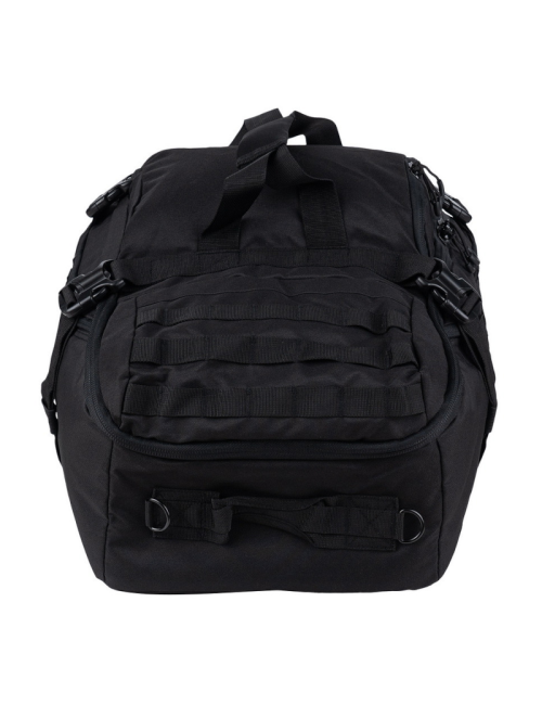 101 Inc. bolsa de viaje bolsa táctica de fin de semana 3 en 1 - 80 litros - Negro