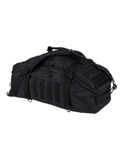 101 Inc. bolsa de viaje bolsa táctica de fin de semana 3 en 1 - 80 litros - Negro