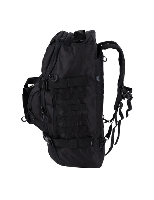 101 Inc. sac de voyage sac tactique week-end 3 en 1 - 80 litres - Noir