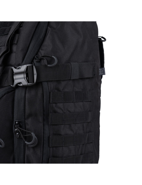 101 Inc. bolsa de viaje bolsa táctica de fin de semana 3 en 1 - 80 litros - Negro