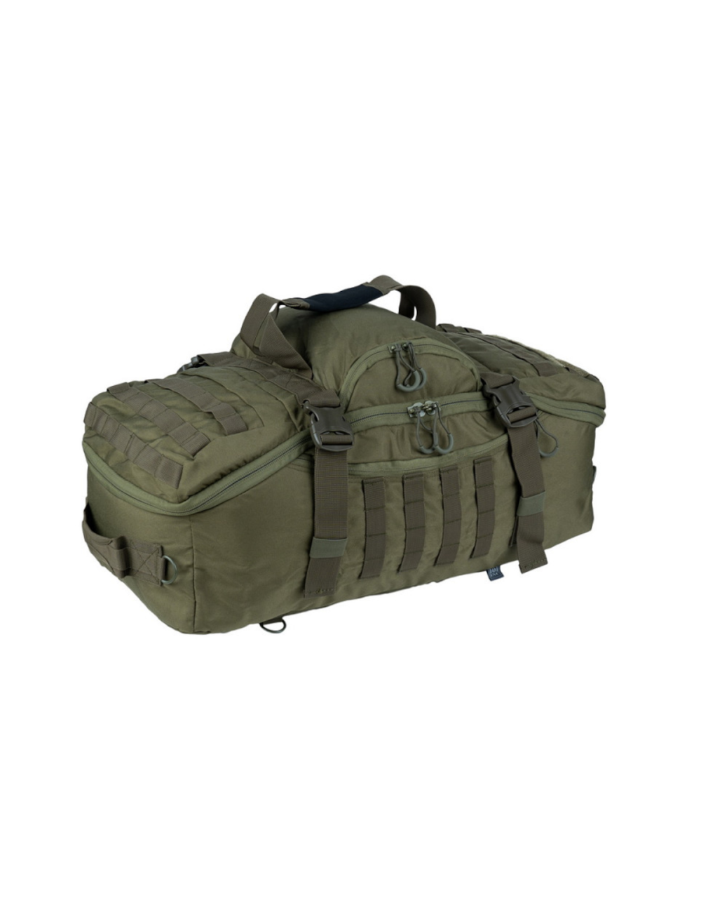 101 Inc. bolsa de viaje táctica de fin de semana 3 en 1 - 80 litros - Verde