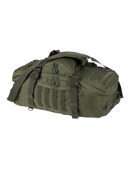 101 Inc. bolsa de viaje táctica de fin de semana 3 en 1 - 80 litros - Verde