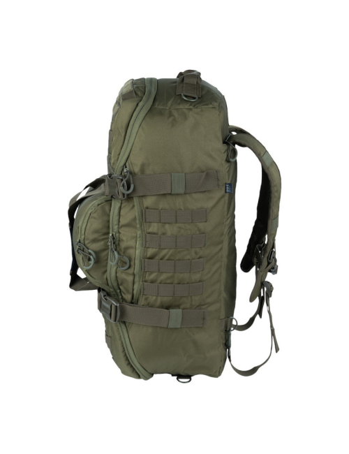 101 Inc. bolsa de viaje táctica de fin de semana 3 en 1 - 80 litros - Verde