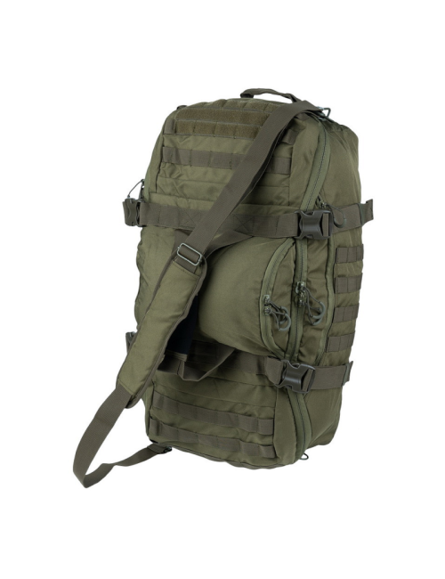 101 Inc. bolsa de viaje táctica de fin de semana 3 en 1 - 80 litros - Verde
