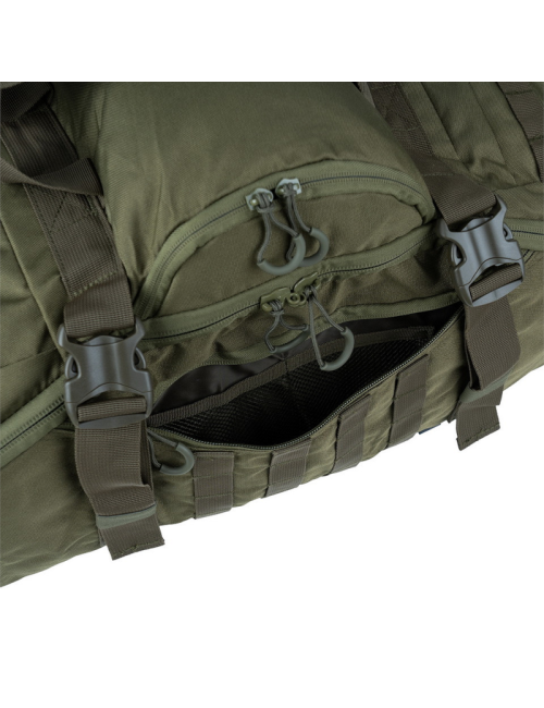 101 Inc. bolsa de viaje táctica de fin de semana 3 en 1 - 80 litros - Verde