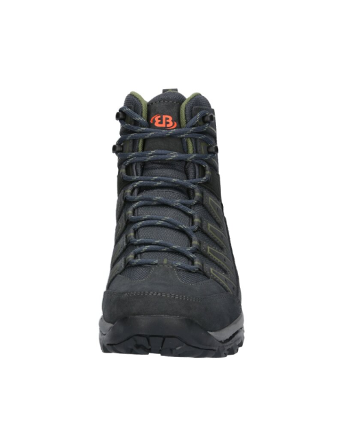 Brütting chaussures de randonnée Mount Pinos High avec comfortex - Gris avec Vert
