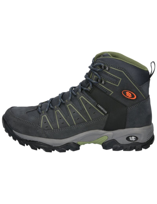Brütting Wanderschuhe Mount Pinos High mit comfortex - Grau mit Grün