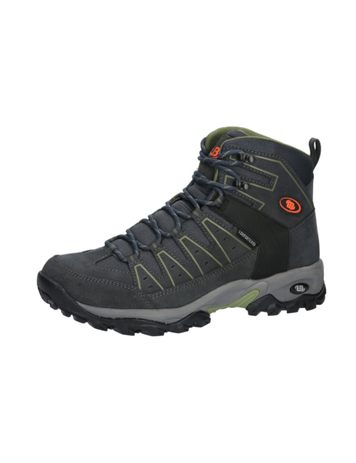 Brütting hiking boots Mount Pinos High with comfortex - Grey with Green