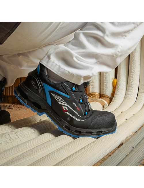 Garsport veiligheidsschoenen Hexa-Viper Low Boa® E3 S3S ESD - Zwart