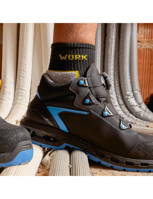 Scarpe di sicurezza Garsport Hexa-Viper MID Boa® E3 S3S ESD - Nero