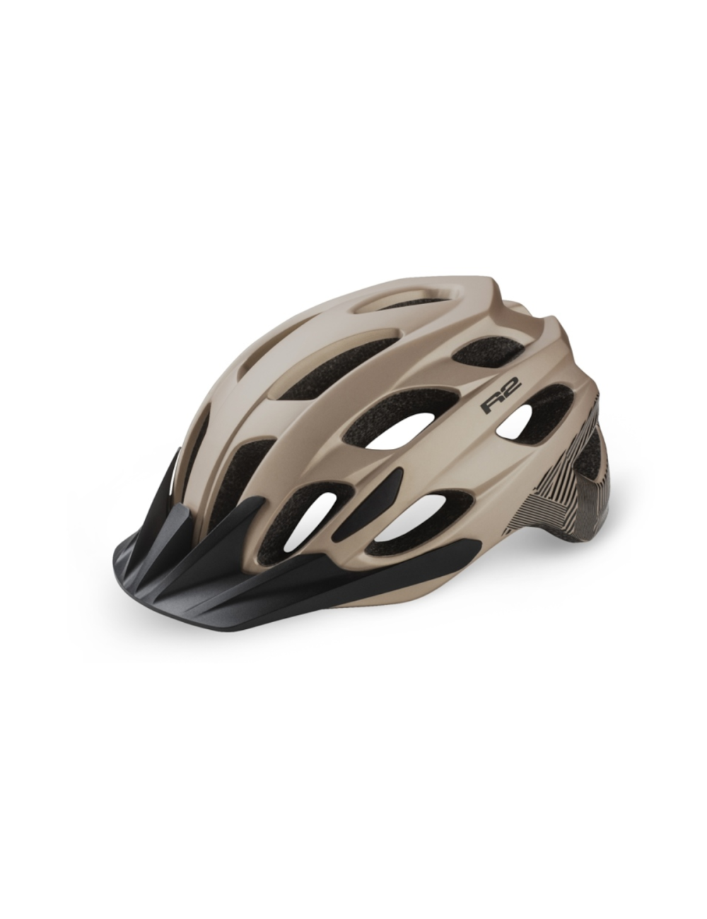 R2 fietshelm Cliff - in mold technologie - Bruin