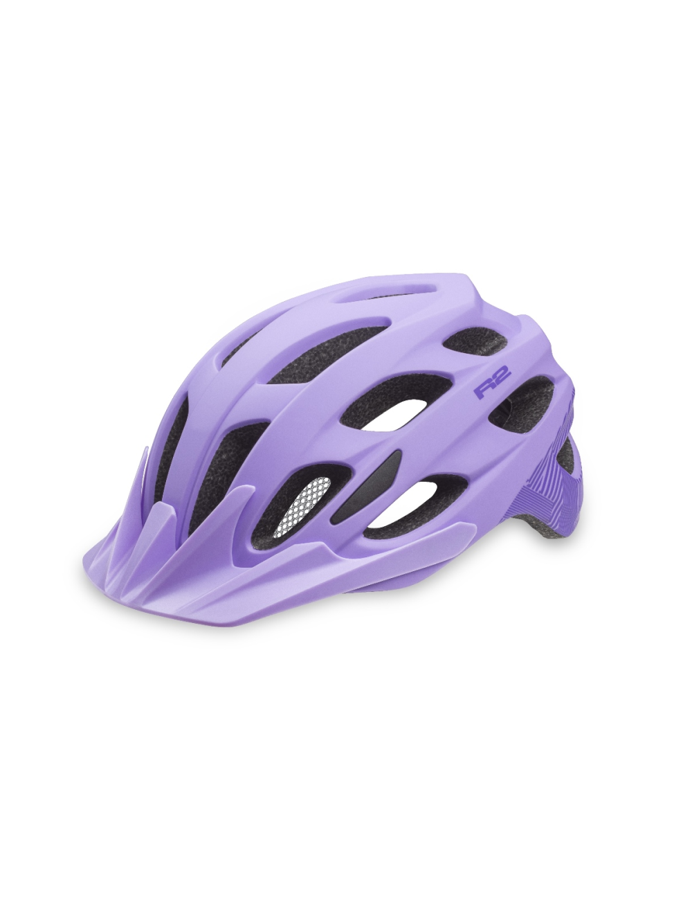 R2 bicycle helmet Cliff Violet - in mould technology - Purple