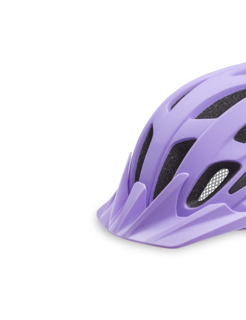 Casque de vélo R2 Cliff Violet - technologie de moulage - Violet