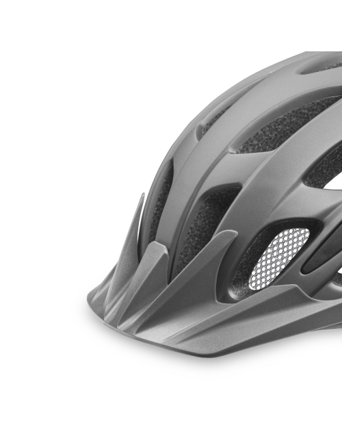 Casque cycliste R2 Cliff Grey - technologie in mould - Gris