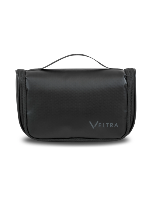 Veltra travel toiletry bag Pouch with hanging hook - Black