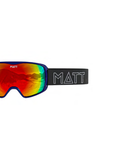 Máscaras de esquí MATT Ski Collection Kompakt Máscara Azul Marino - Azul con Rojo
