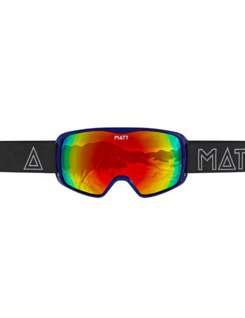 Máscaras de esquí MATT Ski Collection Kompakt Máscara Azul Marino - Azul con Rojo