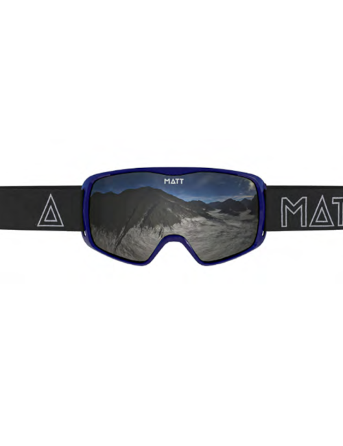 MATT ski goggles Ski Collection Kompakt Mask Stripedot - Blue with Black