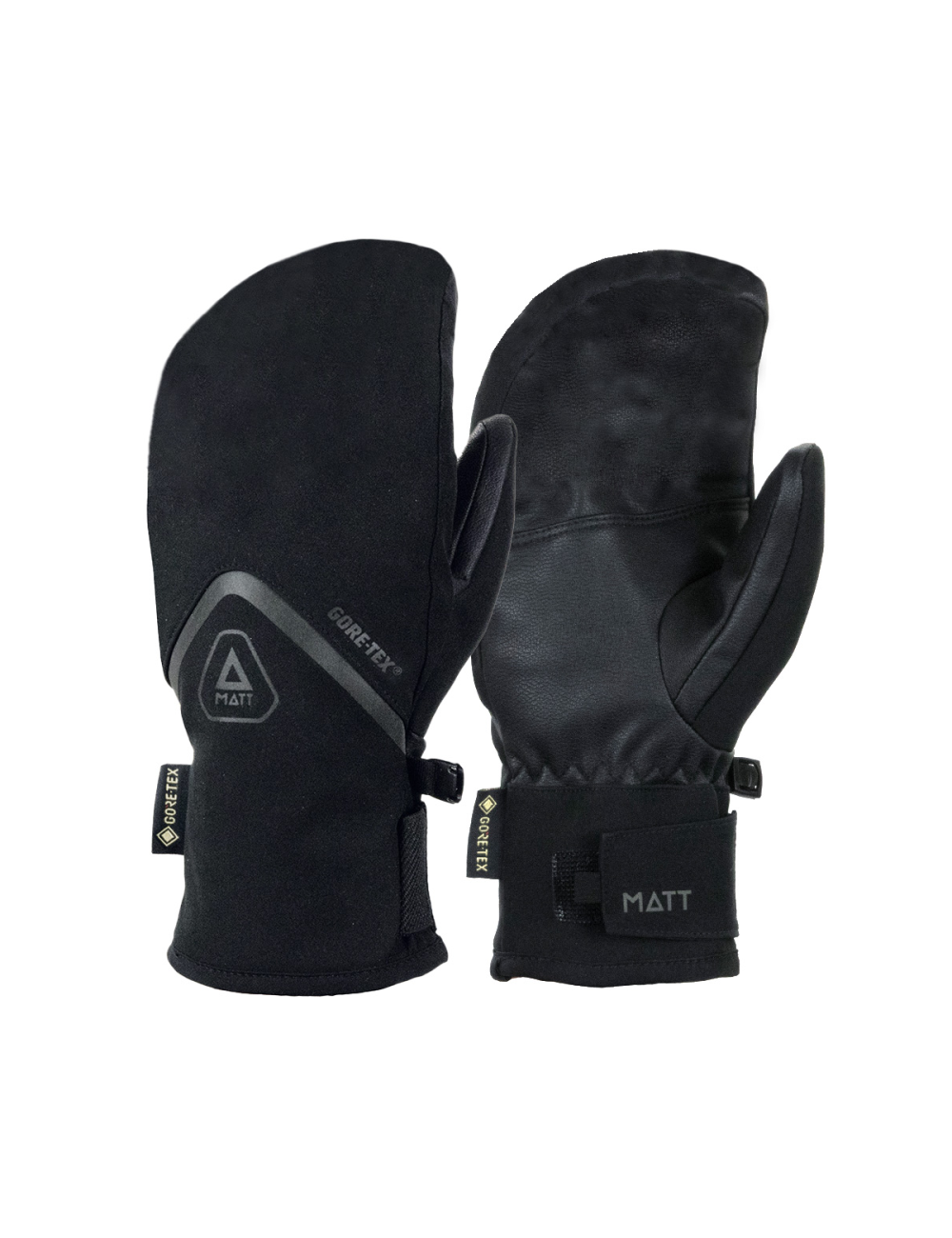 MATT skihandschoenen voor dames MattPro Gore-tex® Mittens wanten - Zwart
