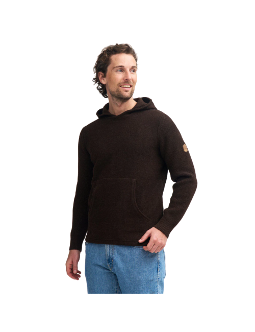 Maglione Ivanhoe NLS Pentland Hood Cofffee Bean con cappuccio - Marrone