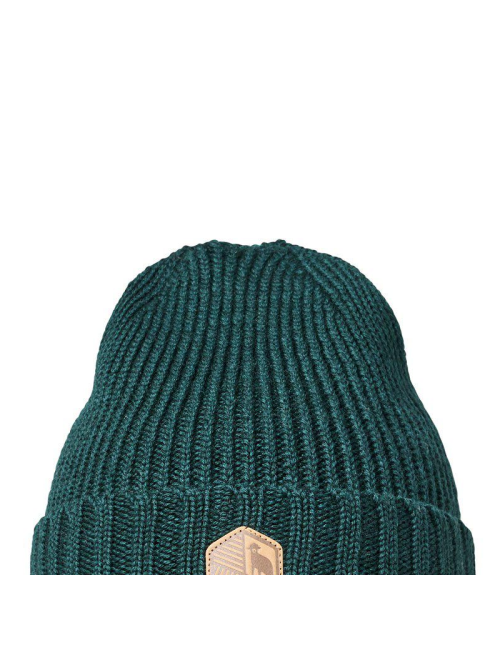 Ivanhoe rib gebreide muts van wol Ipsum Sea Moss - One Size - Groen