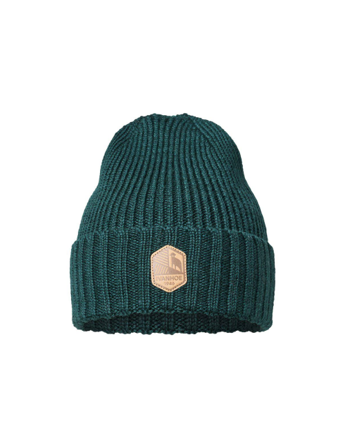 Ivanhoe rib gebreide muts van wol Ipsum Sea Moss - One Size - Groen