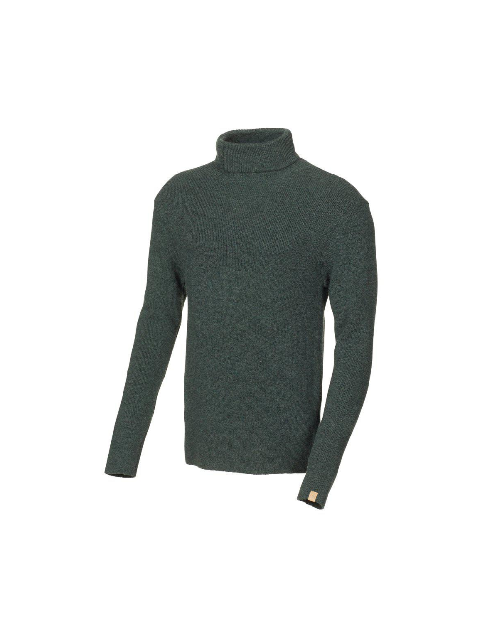 Ivanhoe col roulé hommes GY Tolken R Green - laine mérinos - Vert