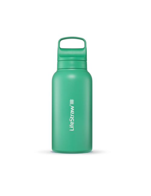 LifeStraw waterfilterfles Go 2.0 RVS Cactus Green geïsoleerd 1 liter - Groen