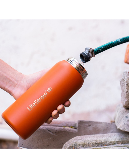LifeStraw borraccia Go 2.0 Kyoto Orange in acciaio inox isolata 700 ml - Arancione