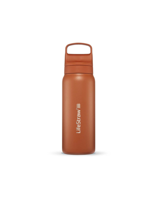 LifeStraw borraccia Go 2.0 Kyoto Orange in acciaio inox isolata 700 ml - Arancione