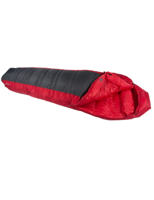 SirJoseph mummyslaapzak Himalaya Looping III 1200 - links 200 cm - Rood