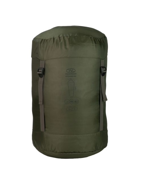Highlander Forces mummyslaapzak Defender 450 -7°C - Groen
