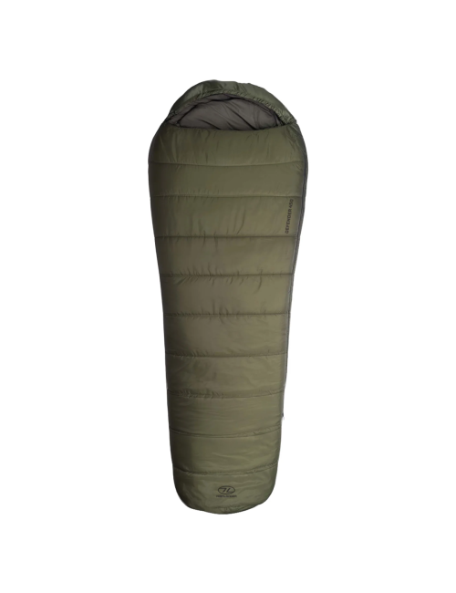 Saco de dormir Highlander Forces Defender 450 -7°C - Verde