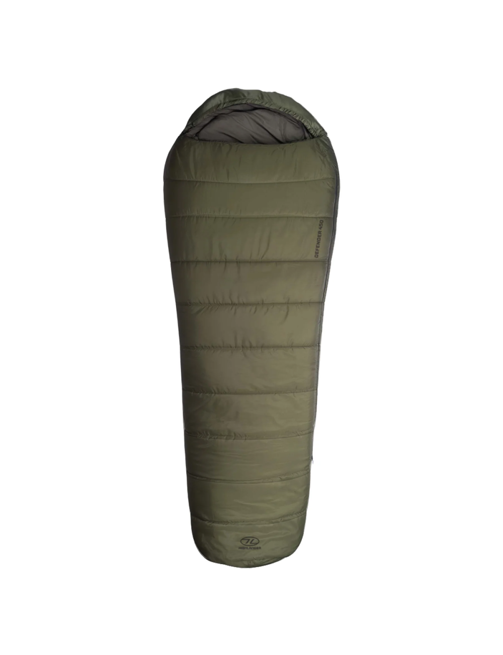 Sac de couchage momie Highlander Forces Defender 450 -7°C - Vert