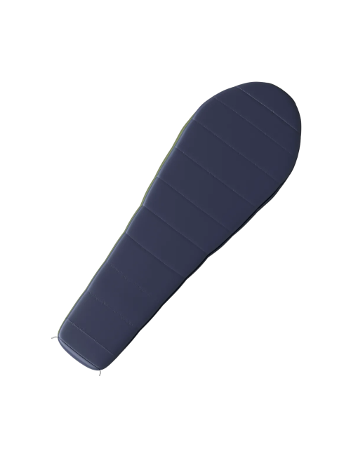 Husky mummyslaapzak ThermoPro Fenela -15°C - 210 x 85 cm - Blauw met Khaki