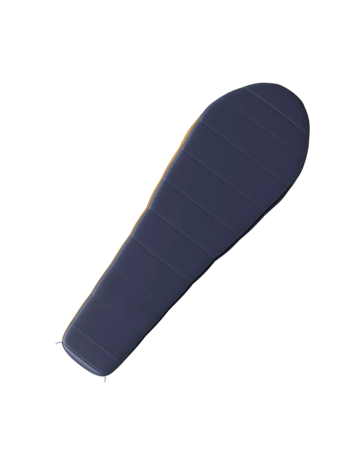 Saco de dormir momia Husky ThermoPro Fuego -5°C - 210 x 85 cm - Azul con Mostaza