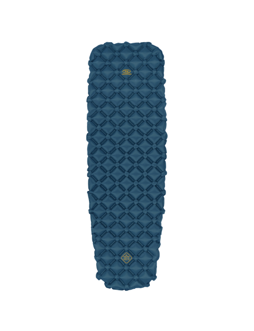 Highlander inflatable sleeping mat NAP-PAK XL - R-value 1.5 - Blue