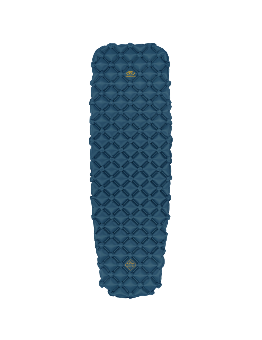 Highlander aufblasbare Schlafmatte NAP-PAK XL - R-Wert 1,5 - Blau