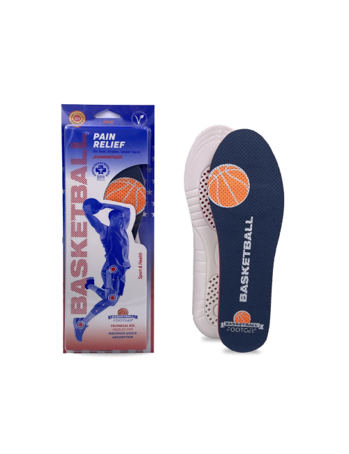 Semelles Footgel pour le basket-ball Le gel Thermocrep® absorbe les chocs